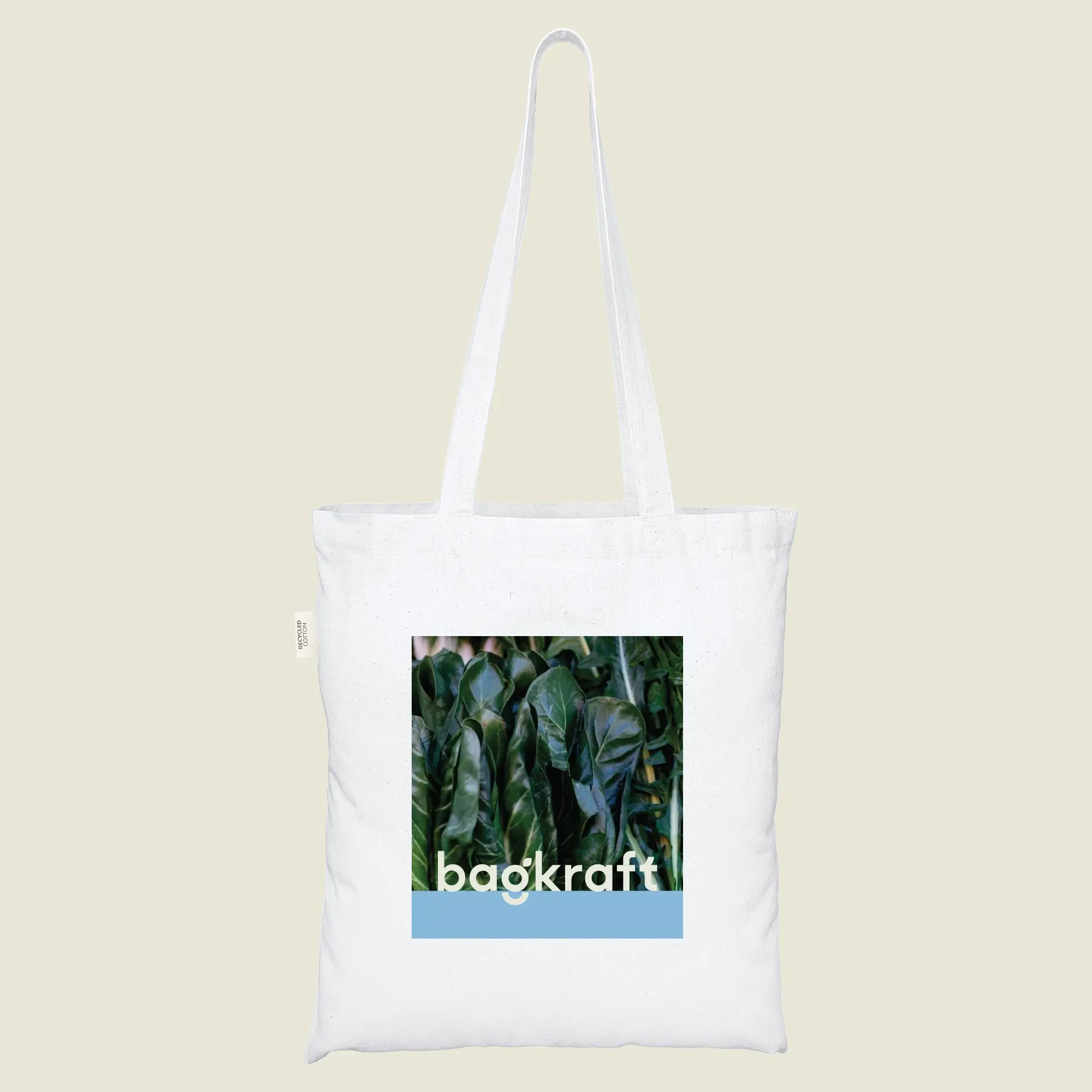 Show details for Coloured Recycled Cotton Bags - Full Colour Print