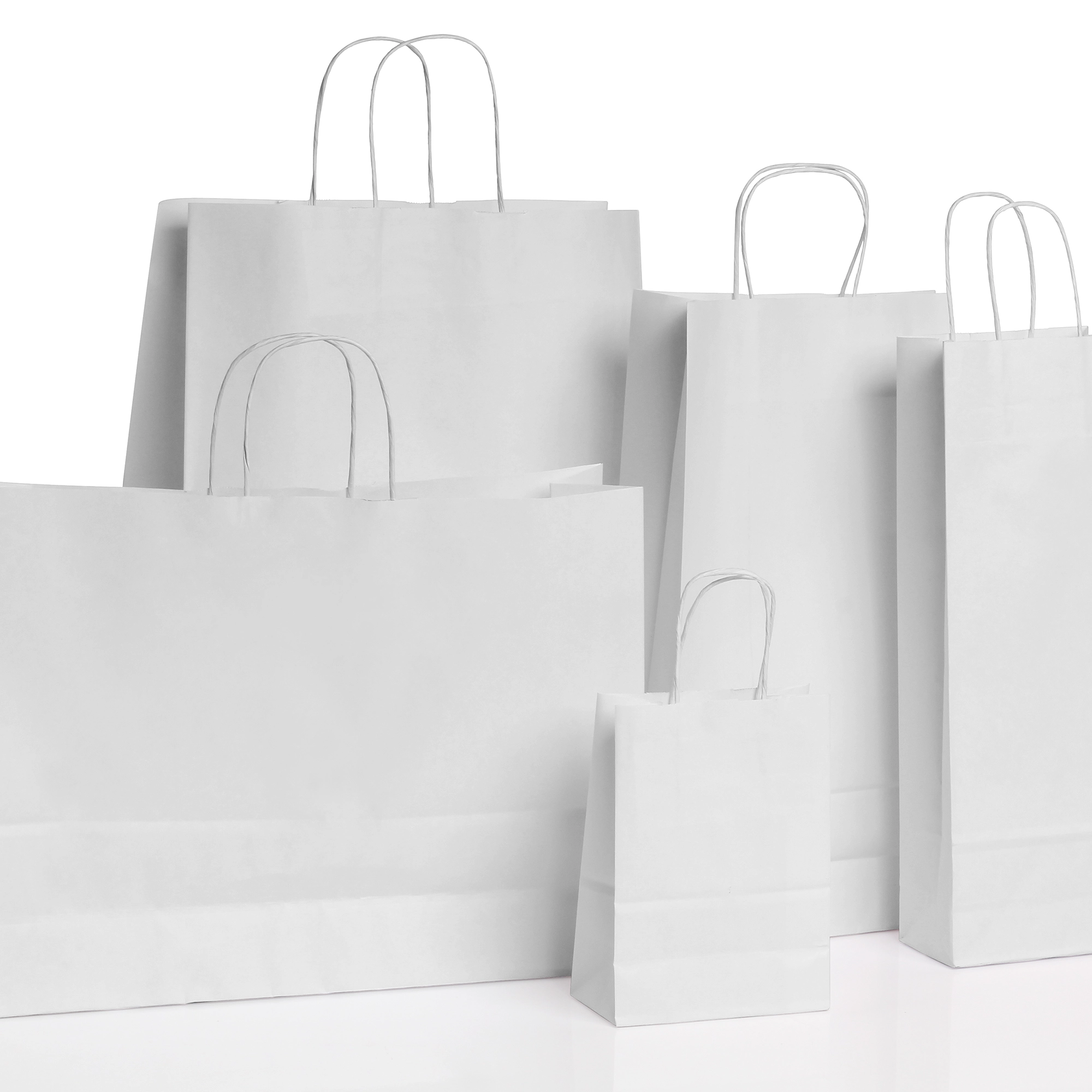 Show details for FSC® Twisted Handle Kraft Paper Bags - Plain