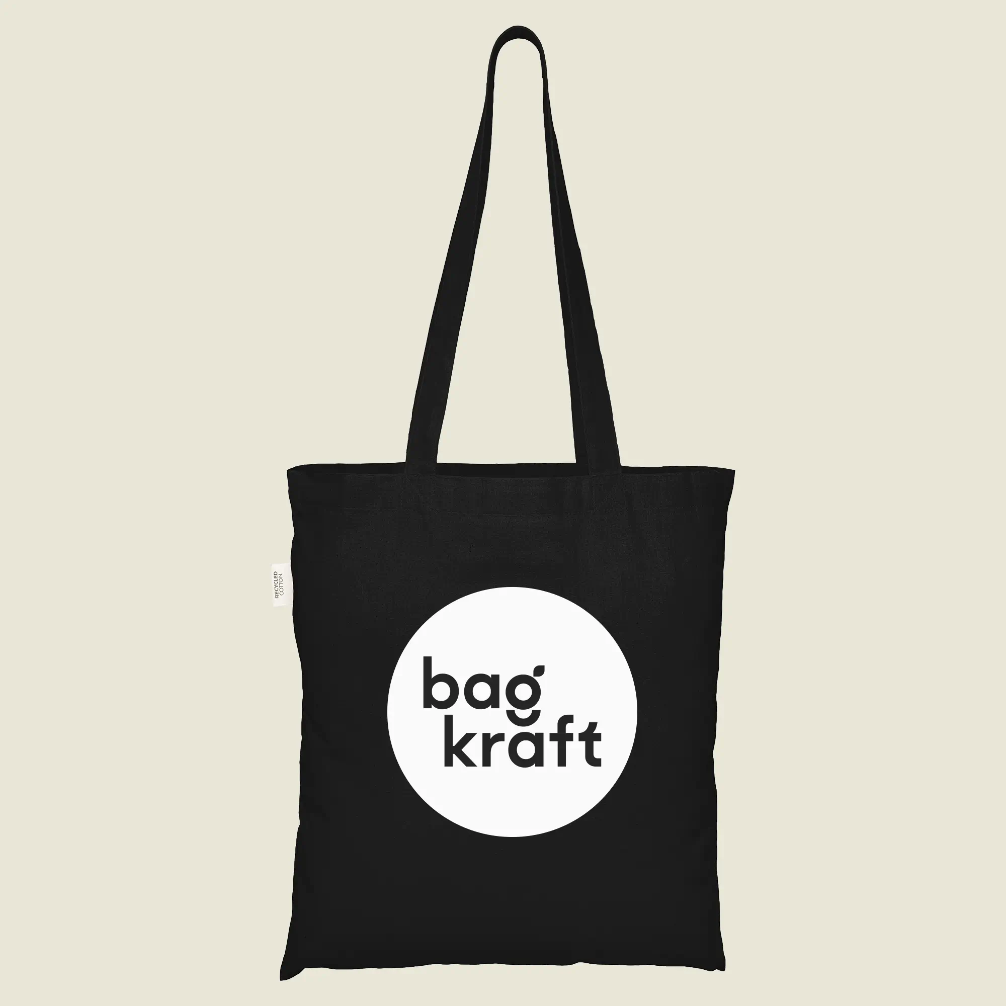 Show details for Coloured Recycled Cotton Bags - Screen Print