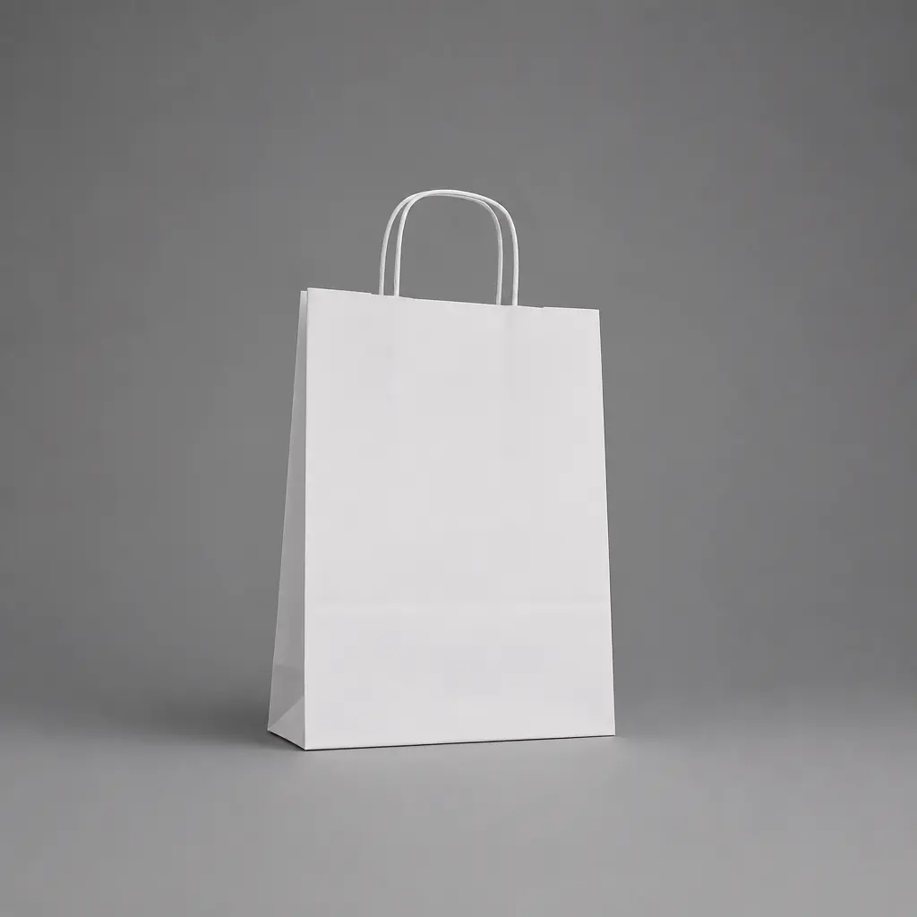 Show details for FSC® Twisted Handle Kraft Paper Bags - Plain
