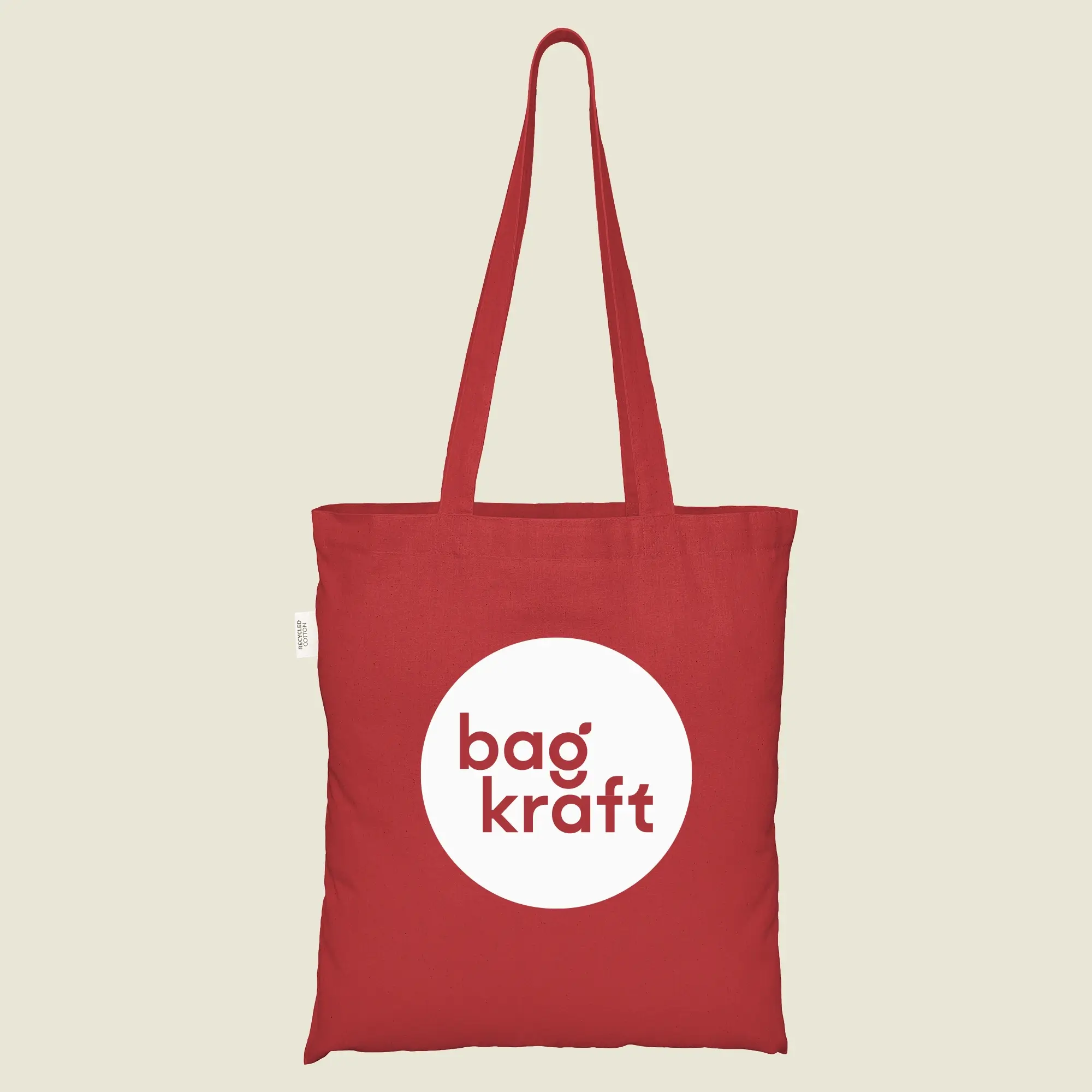 Show details for Coloured Recycled Cotton Bags - Screen Print
