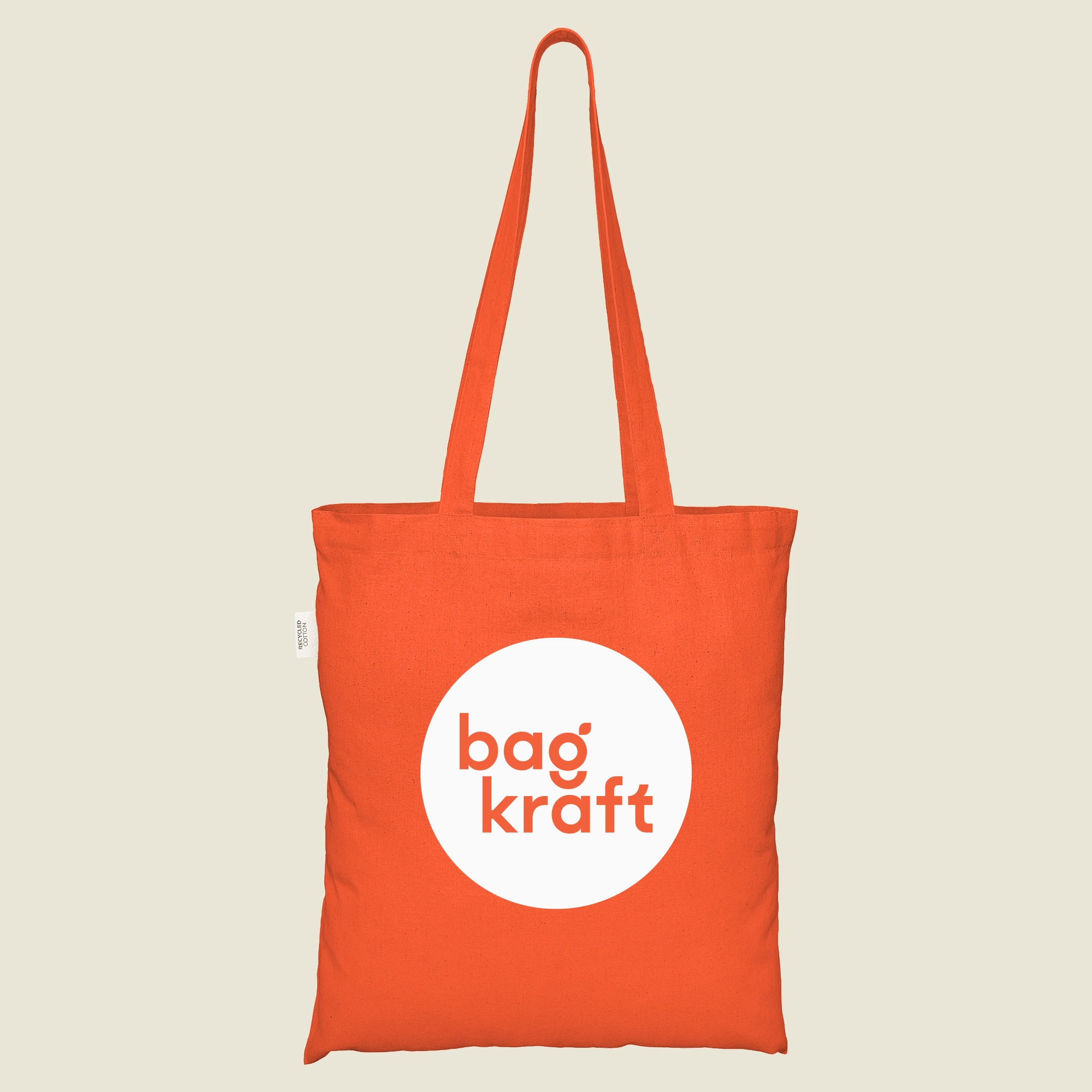 Show details for Coloured Recycled Cotton Bags - Screen Print