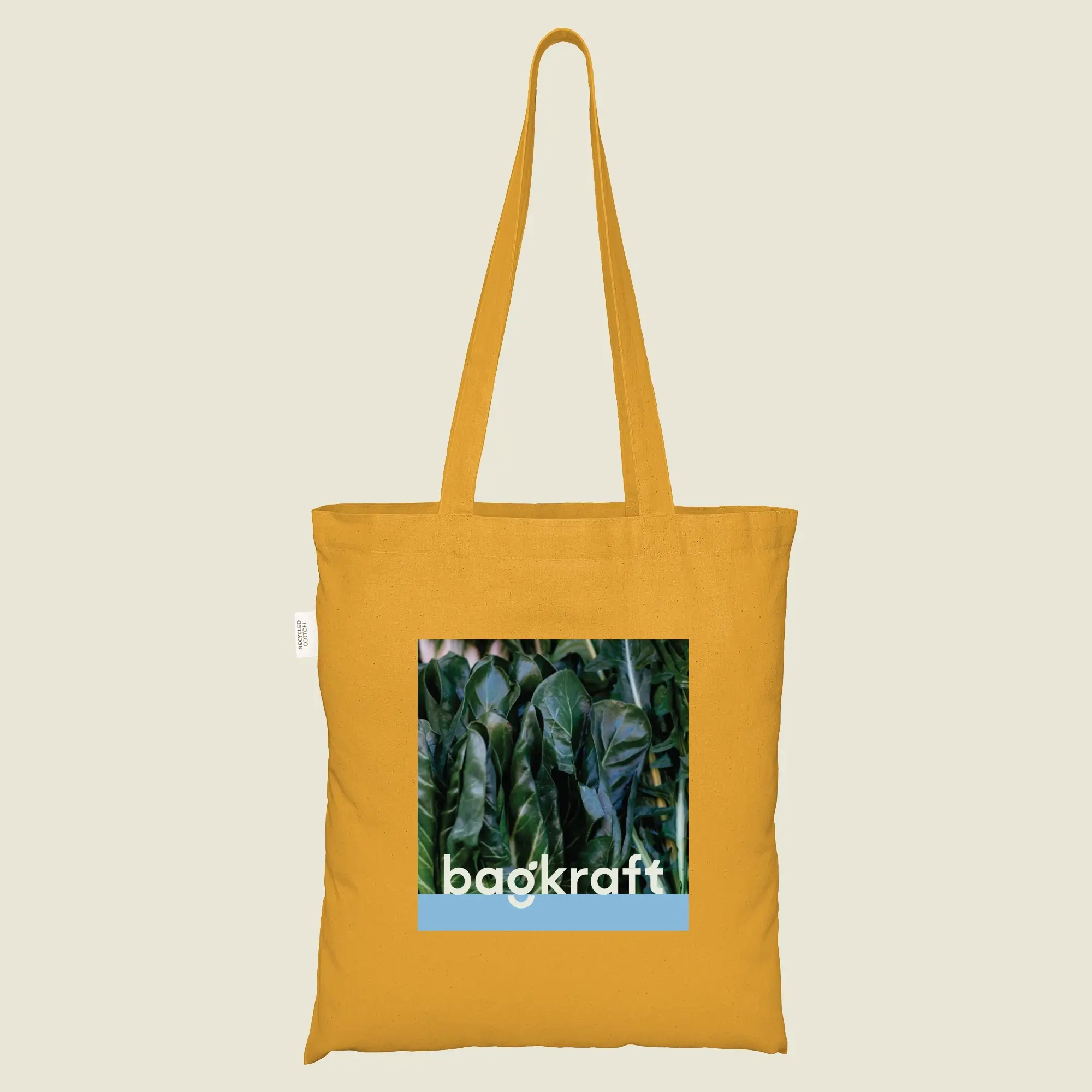 Show details for Coloured Recycled Cotton Bags - Full Colour Print
