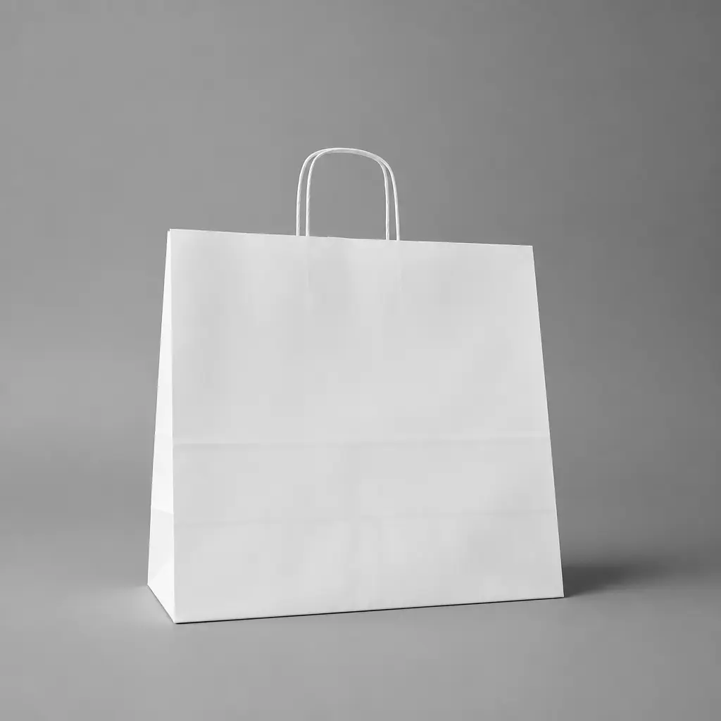 Show details for FSC® Twisted Handle Kraft Paper Bags - Plain