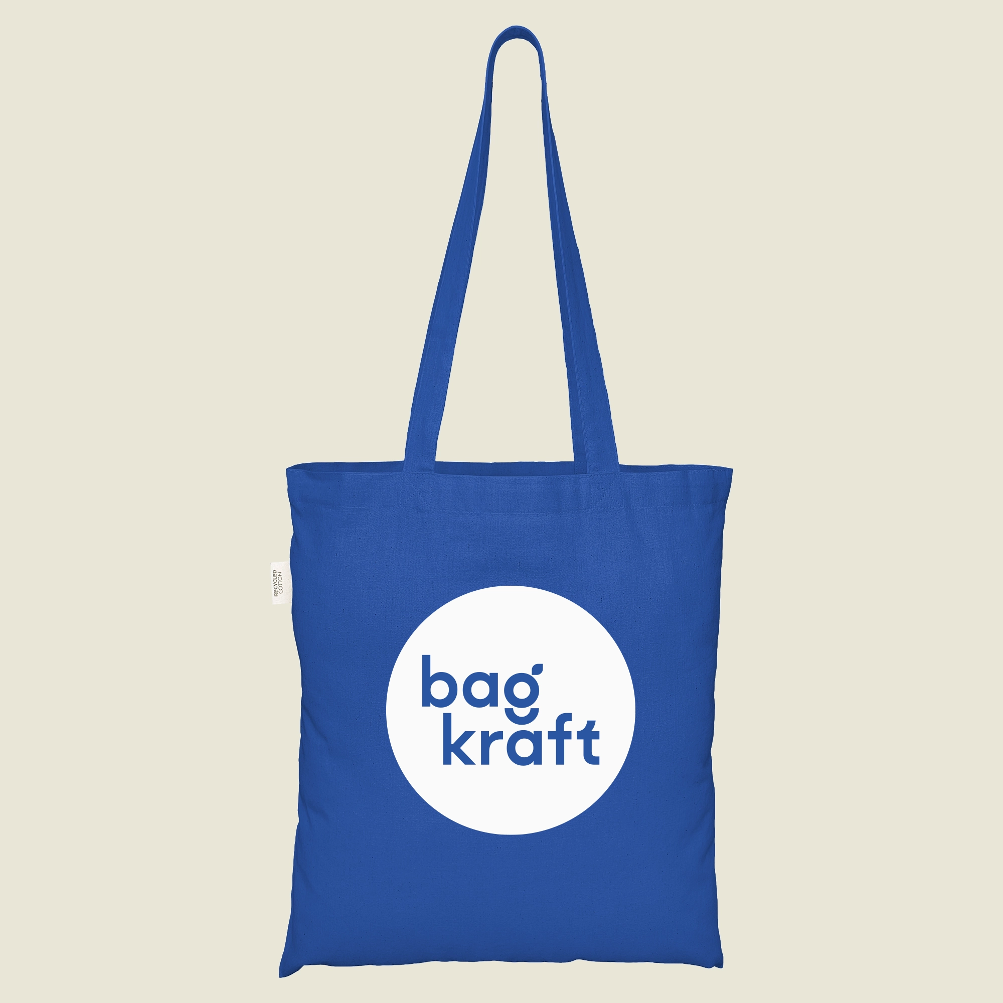 Show details for Coloured Recycled Cotton Bags - Screen Print