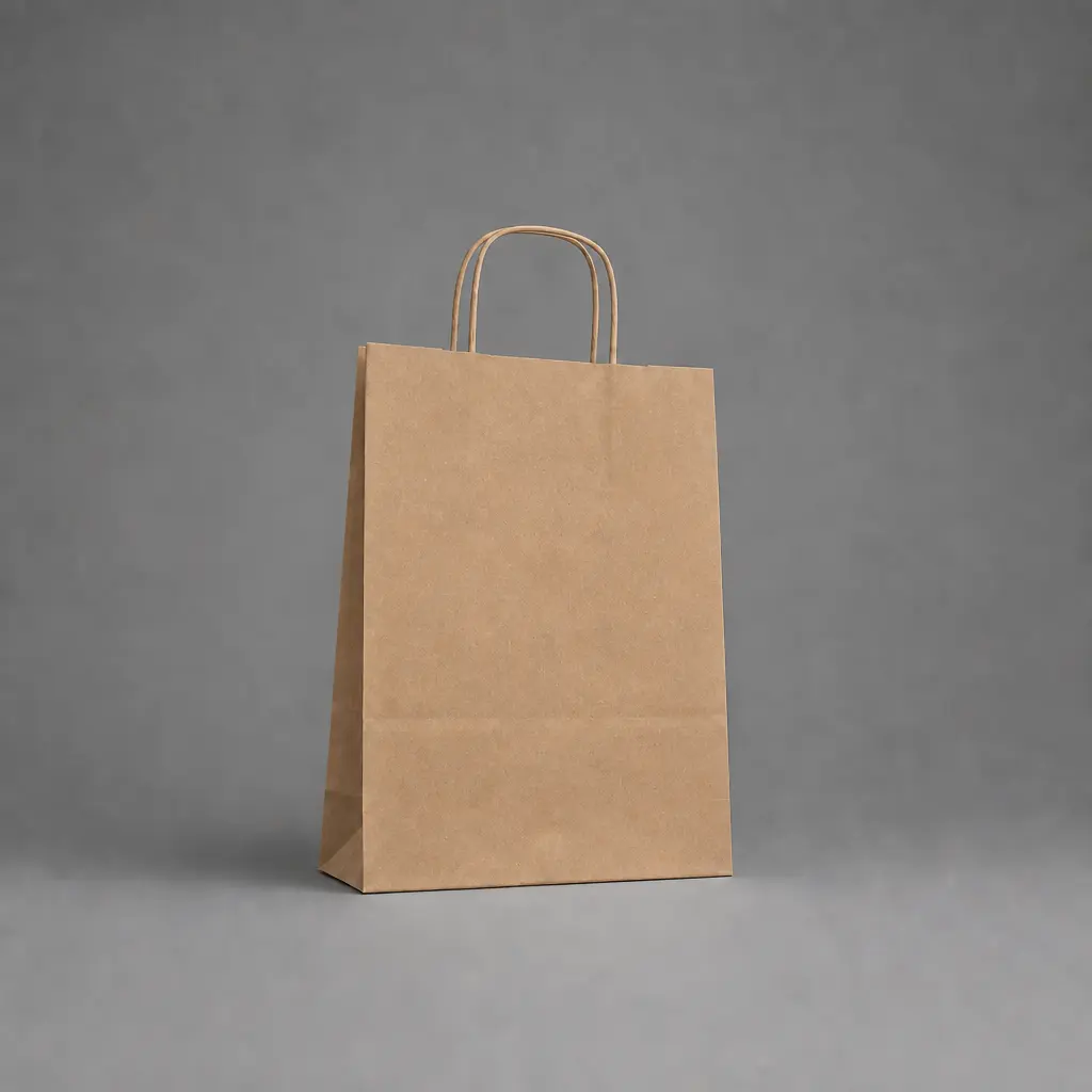 Show details for Copy of FSC® Twisted Handle Kraft Paper Bags - Plain