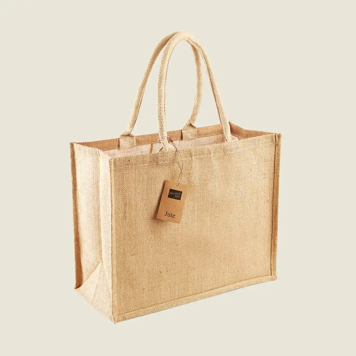 Show details for Westford Mill Jute Classic Shopper (W407)