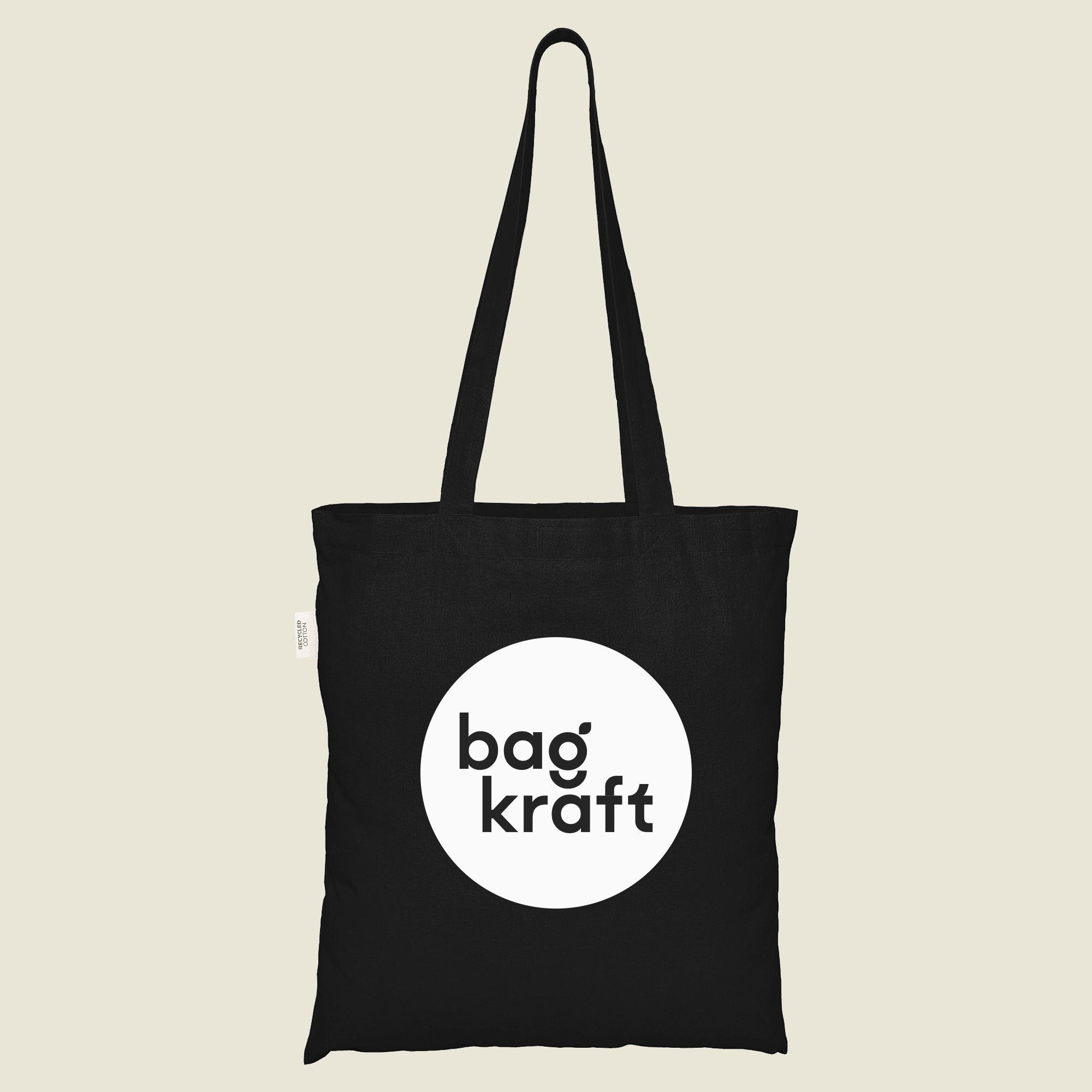 Show details for Coloured Recycled Cotton Bags - Screen Print