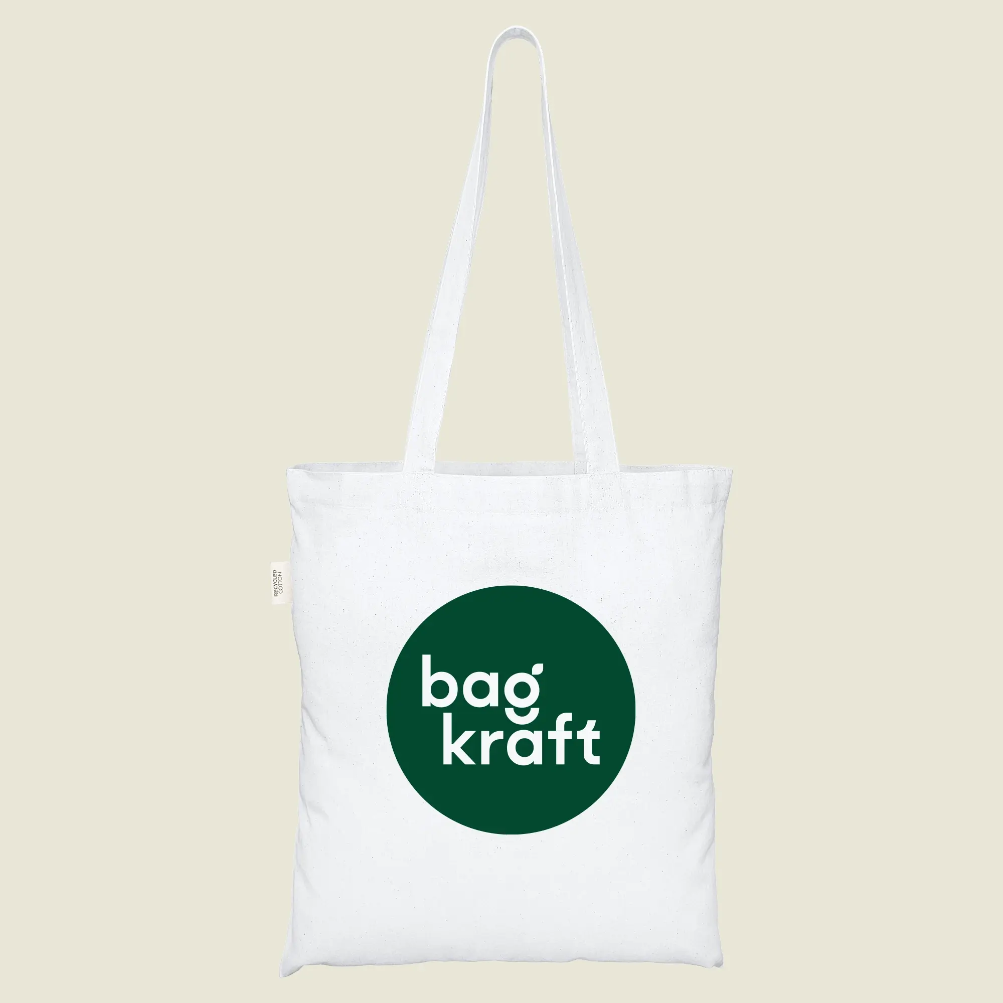 Show details for Coloured Recycled Cotton Bags - Screen Print