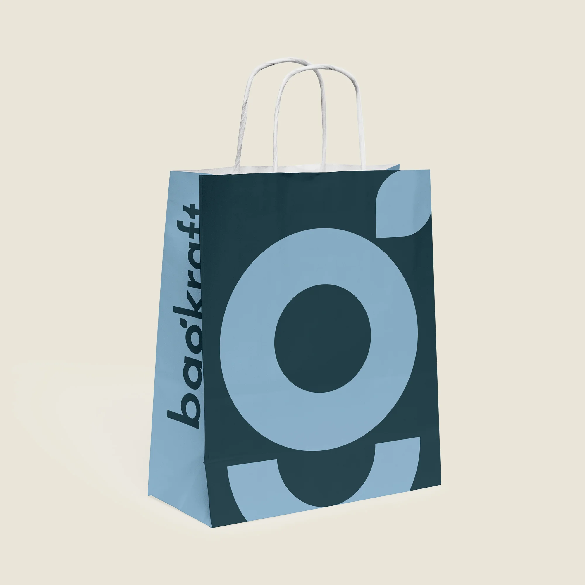 Show details for Bespoke Twisted Handle Paper Bags - Flexo Print