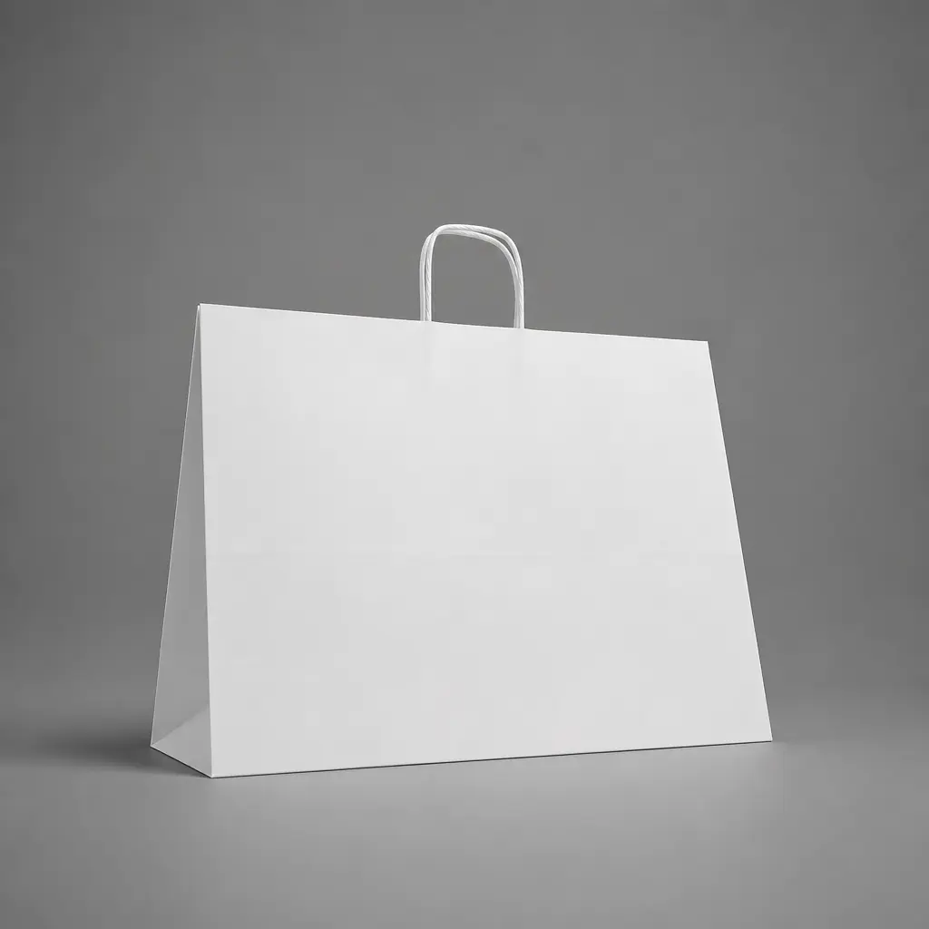 Show details for FSC® Twisted Handle Kraft Paper Bags - Plain