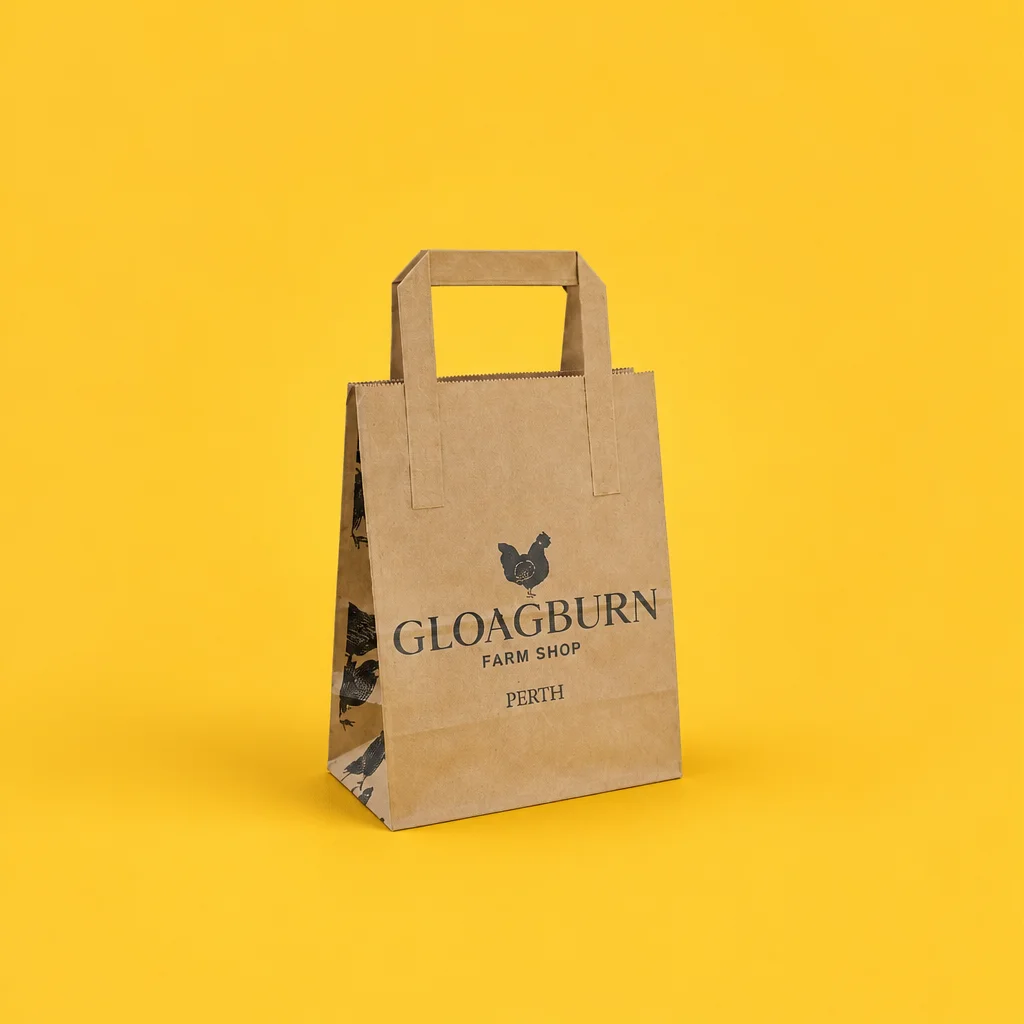Show details for Bespoke Flat Handle Paper Bags