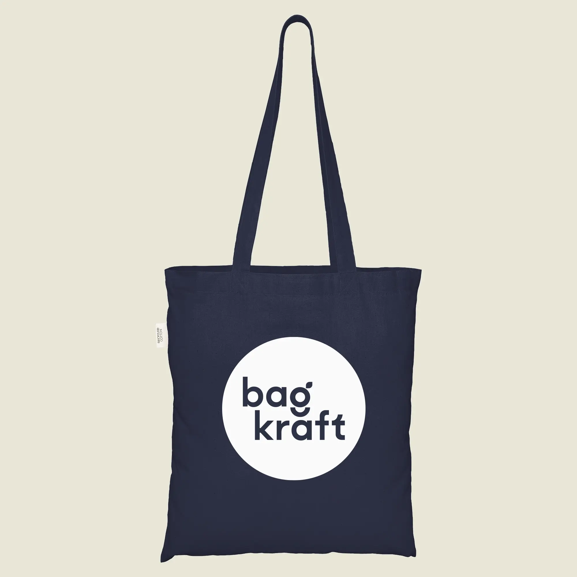 Show details for Coloured Recycled Cotton Bags - Screen Print
