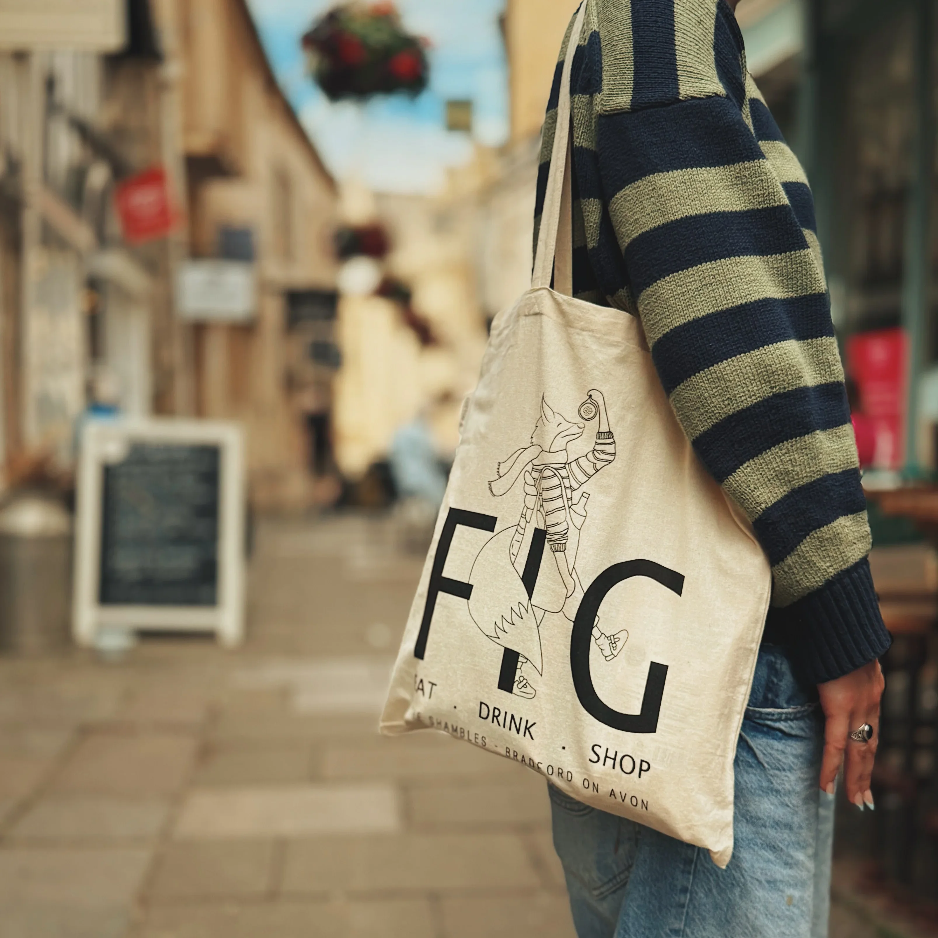 Show details for Natural Recycled Cotton Bags - Screen Print