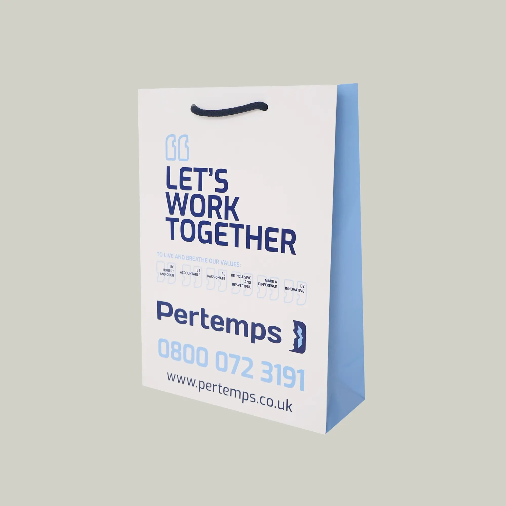 Show details for Bespoke Luxury Uncoated Paper Bags