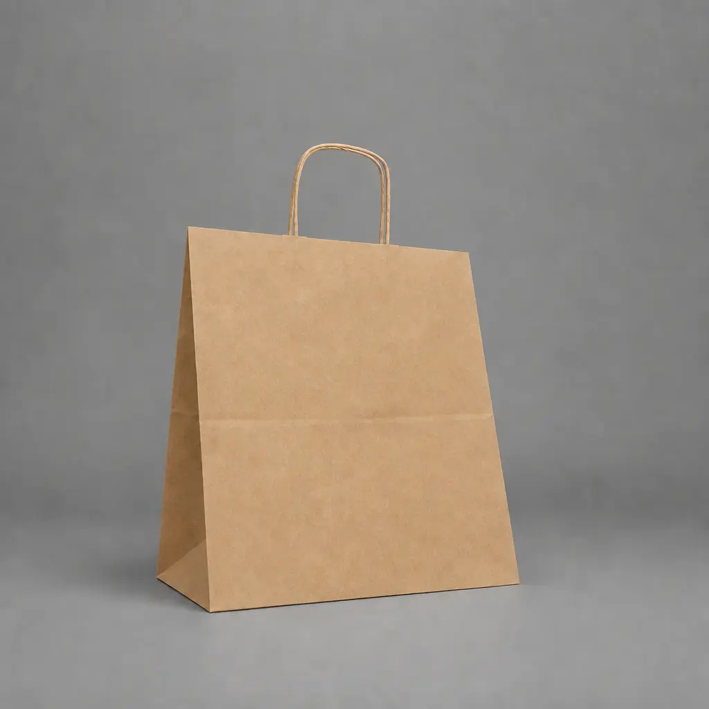Show details for Copy of FSC® Twisted Handle Kraft Paper Bags - Plain