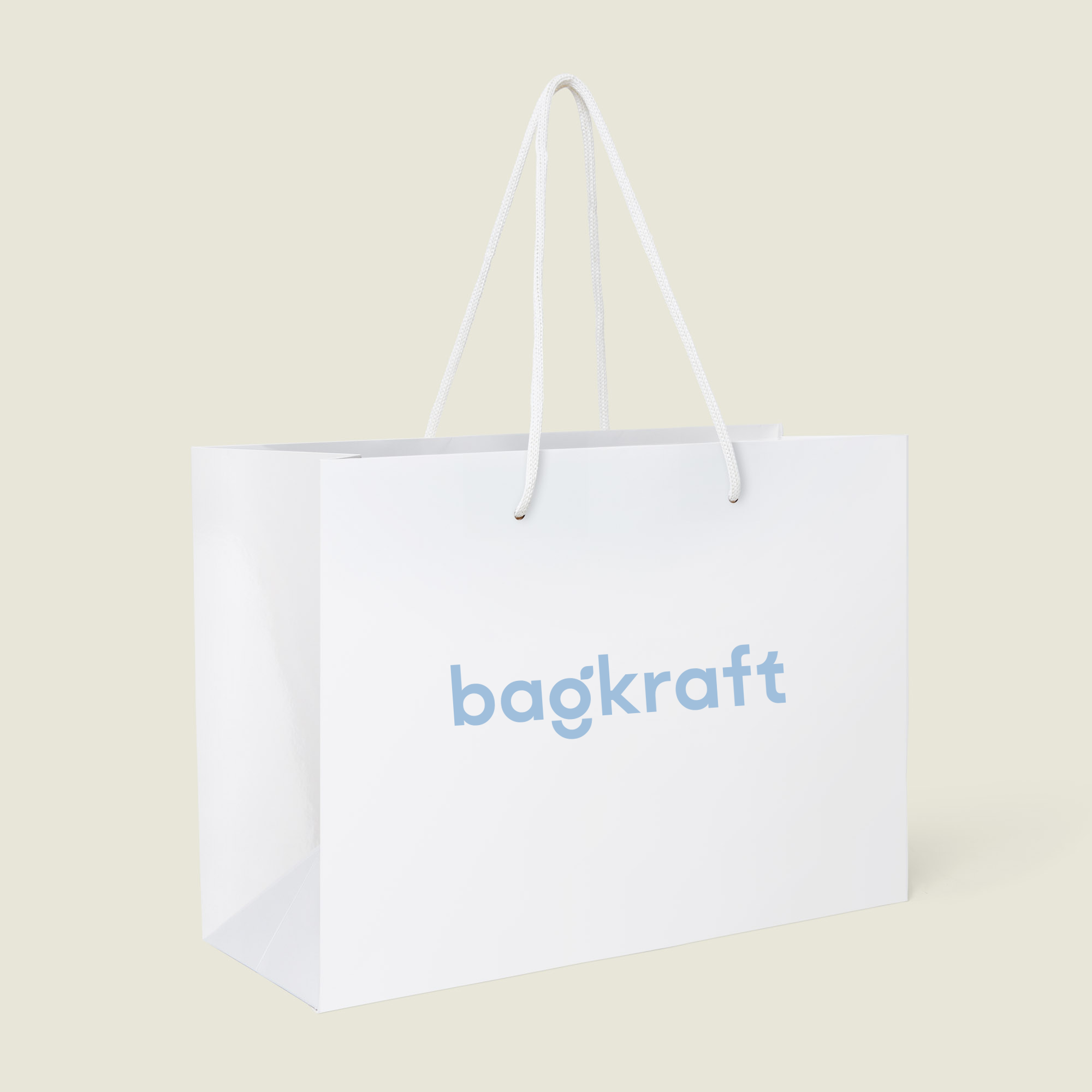 Picture of Luxury Uncoated Rope Handle Paper Bags - FSC® Certified