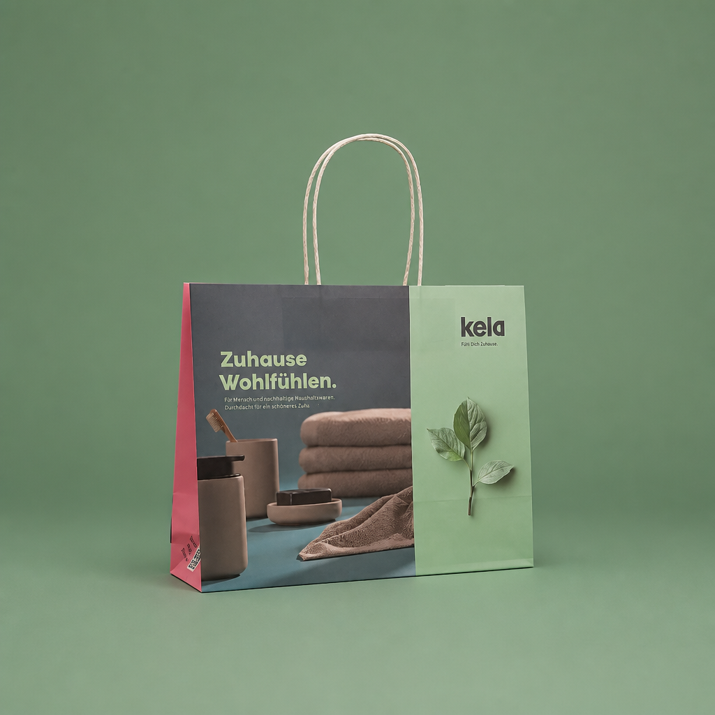 Picture of Twisted Handle Paper Bags - Full Colour - Express Delivery
