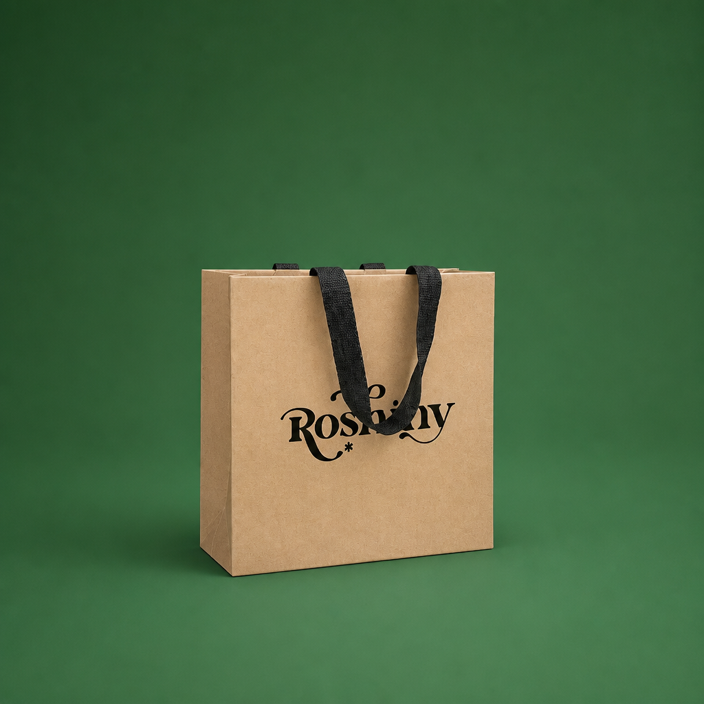 Picture of Luxury Kraft Rope Handle Paper Bags - FSC® Certified